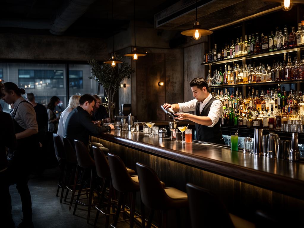 Bar Marketing professional at work