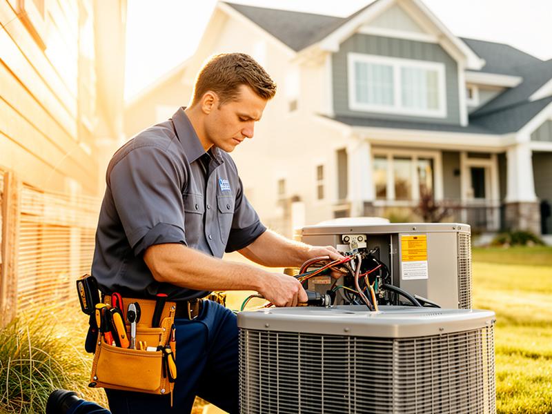 HVAC Marketing professional at work