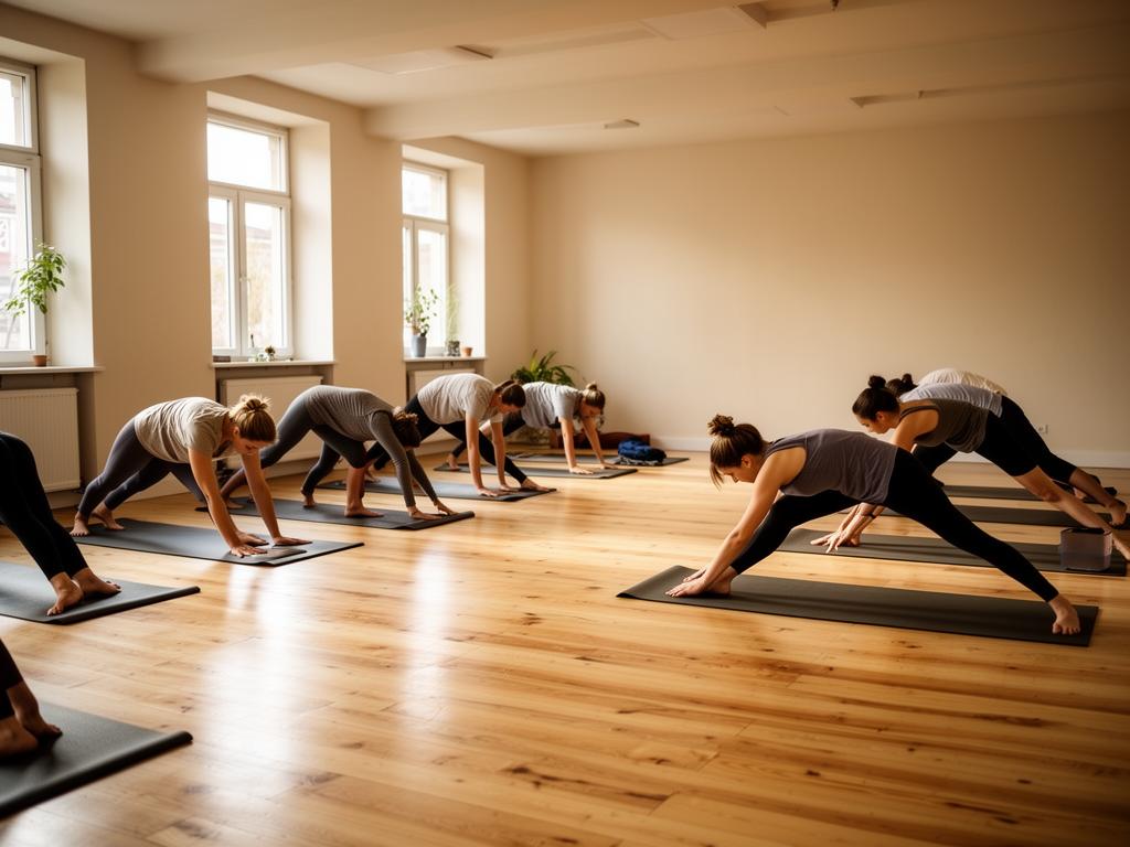 Yoga Studio Marketing professional at work